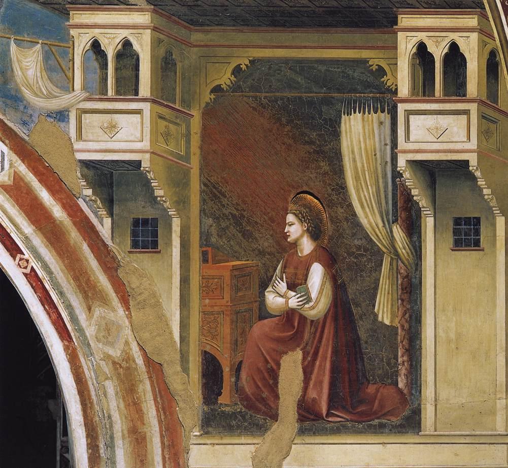 Annunciation: The Virgin Receiving the Message, Giotto di Bondone